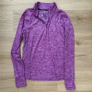Nike Women's Dri-FIT Element half-zip running top Purple